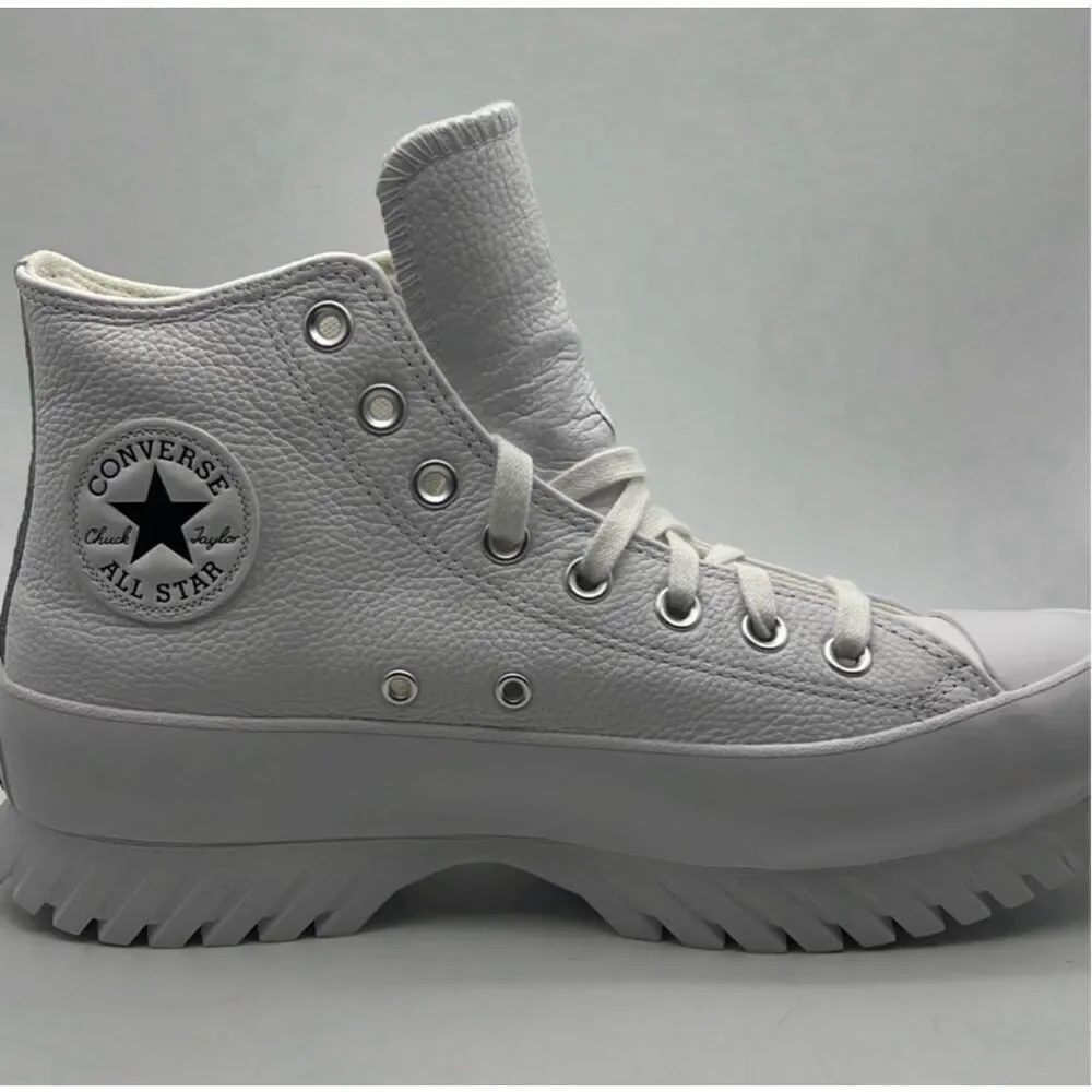 Converse Chuck Taylor All Star Leather Lugged 2.0 White Sneakers Men 8.5 / W10.5